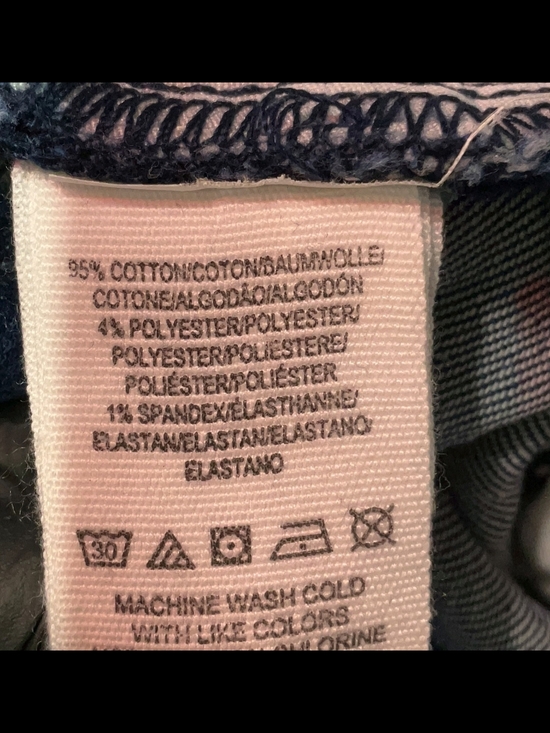 Free People Denim Cutoff Shorts Size 26 Blue Mid Rise Raw Hem Festival Boho - Picture 5 of 5